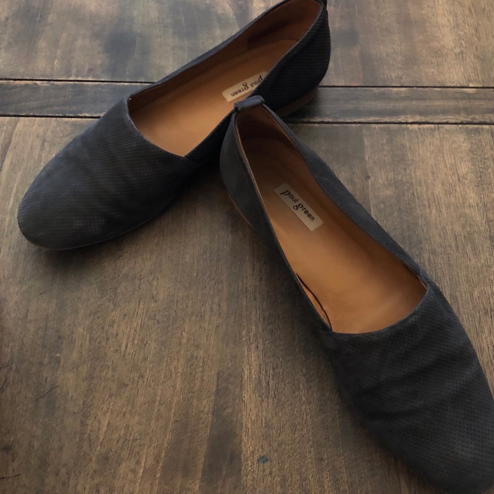 Paul Green Perforated Leather Flats